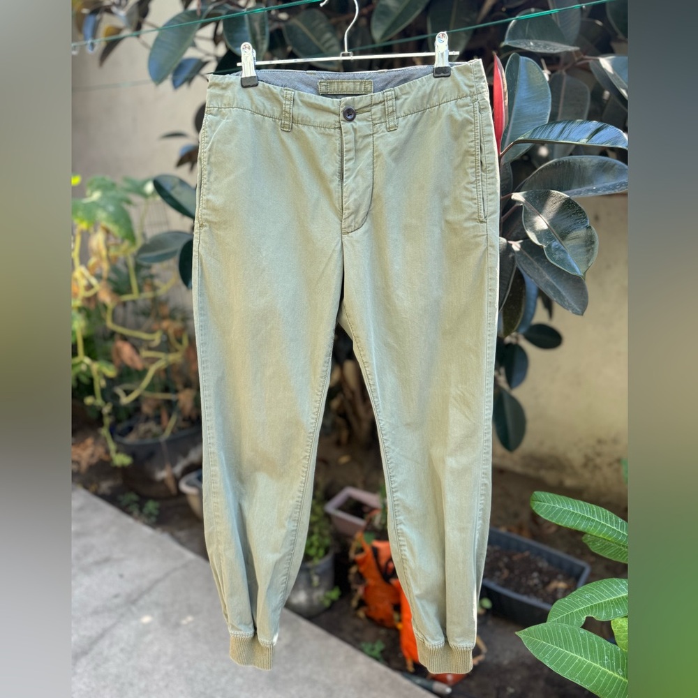 J Crew Olive Green Jogger Pants Men's Size 28 Regular